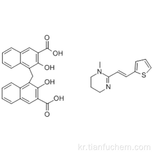 피리 미딘, 1,4,5,6- 테트라 히드로 -1- 메틸 -2 - [(1E) -2- (2- 티에 닐)에 테닐] - CAS 15686-83-6
